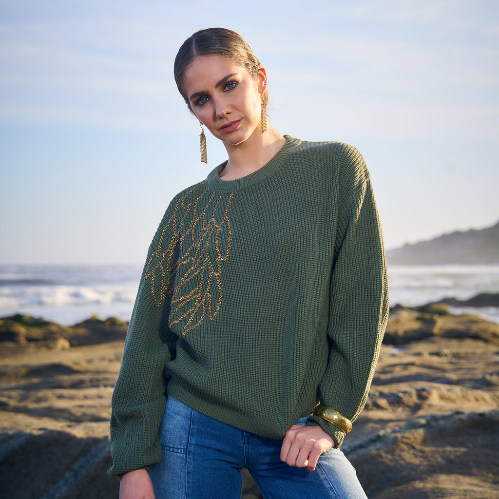 SWEATER FENIX GREEN