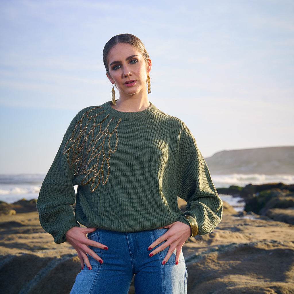 SWEATER FENIX GREEN