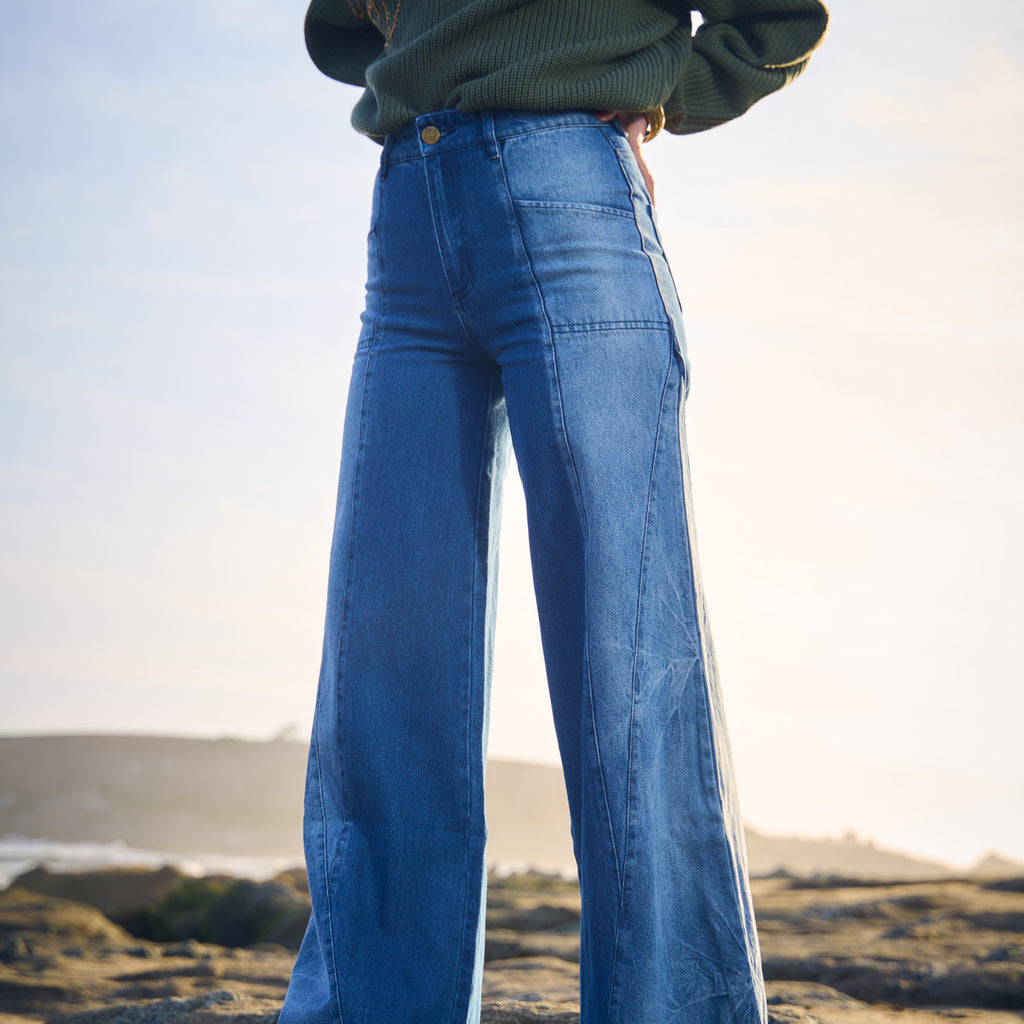PANTALÓN MIXED DENIM BLUE