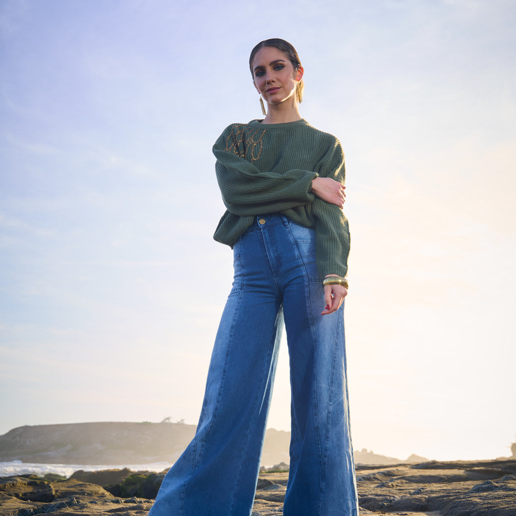 PANTALÓN MIXED DENIM BLUE
