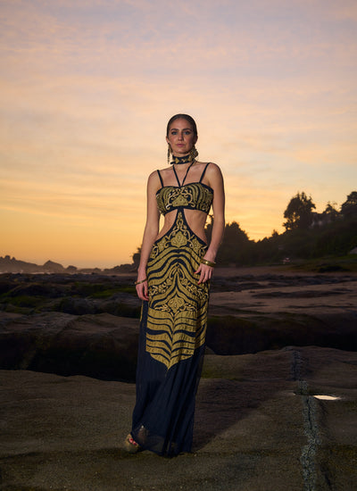 VESTIDO MAXI PIHU BLACK