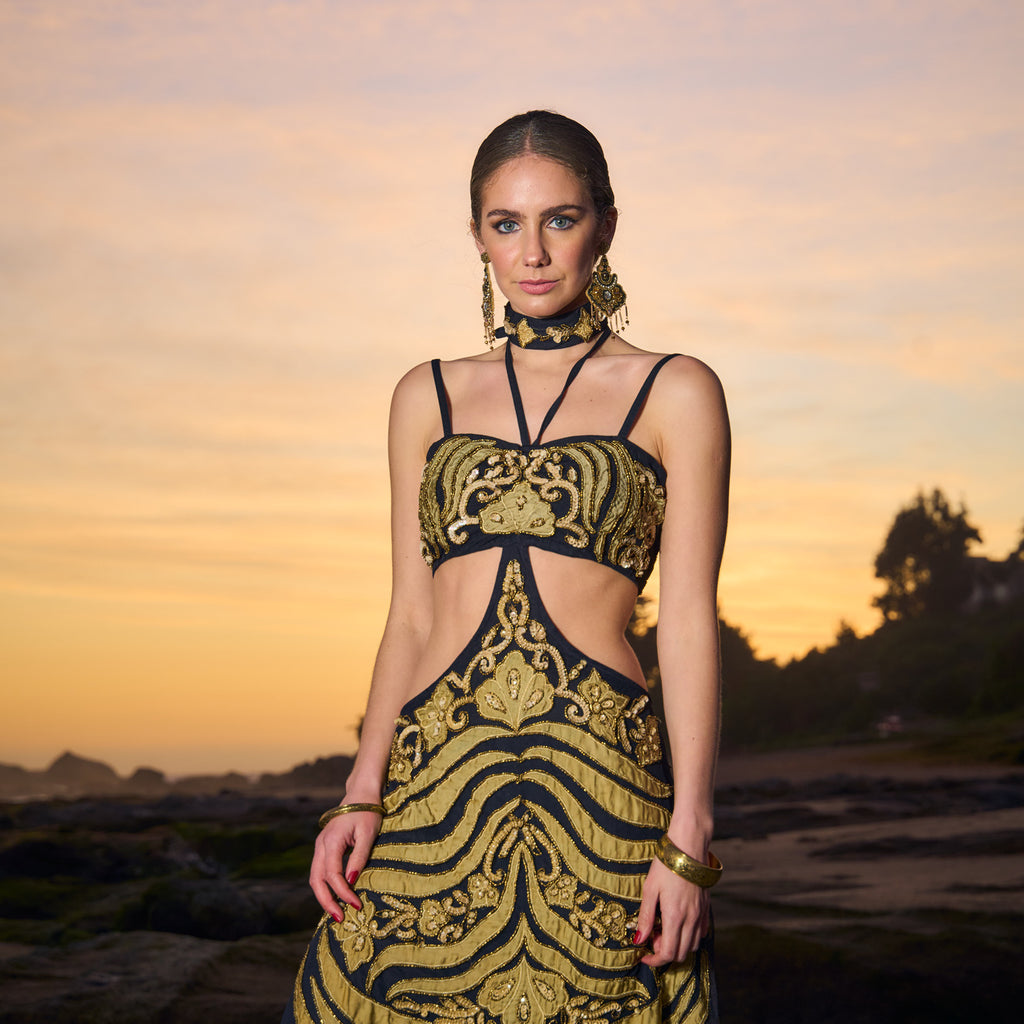 VESTIDO MAXI PIHU BLACK