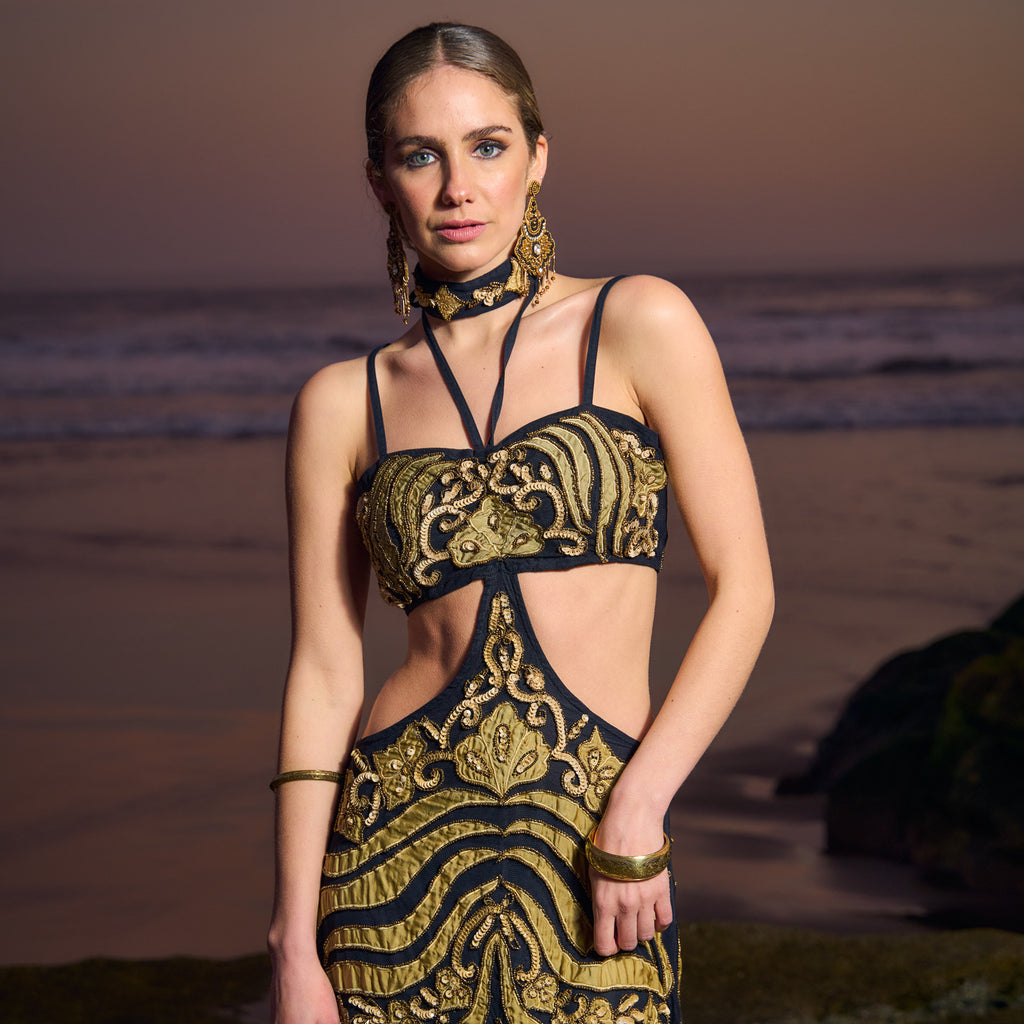 VESTIDO MAXI PIHU BLACK