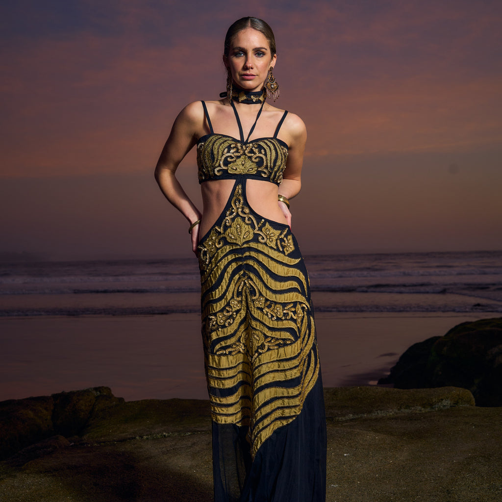 VESTIDO MAXI PIHU BLACK