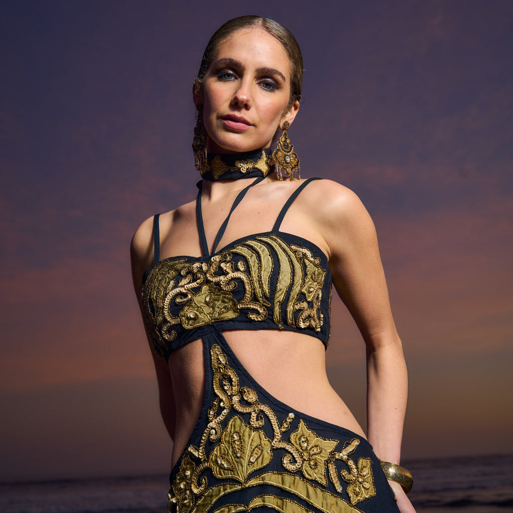 VESTIDO MAXI PIHU BLACK