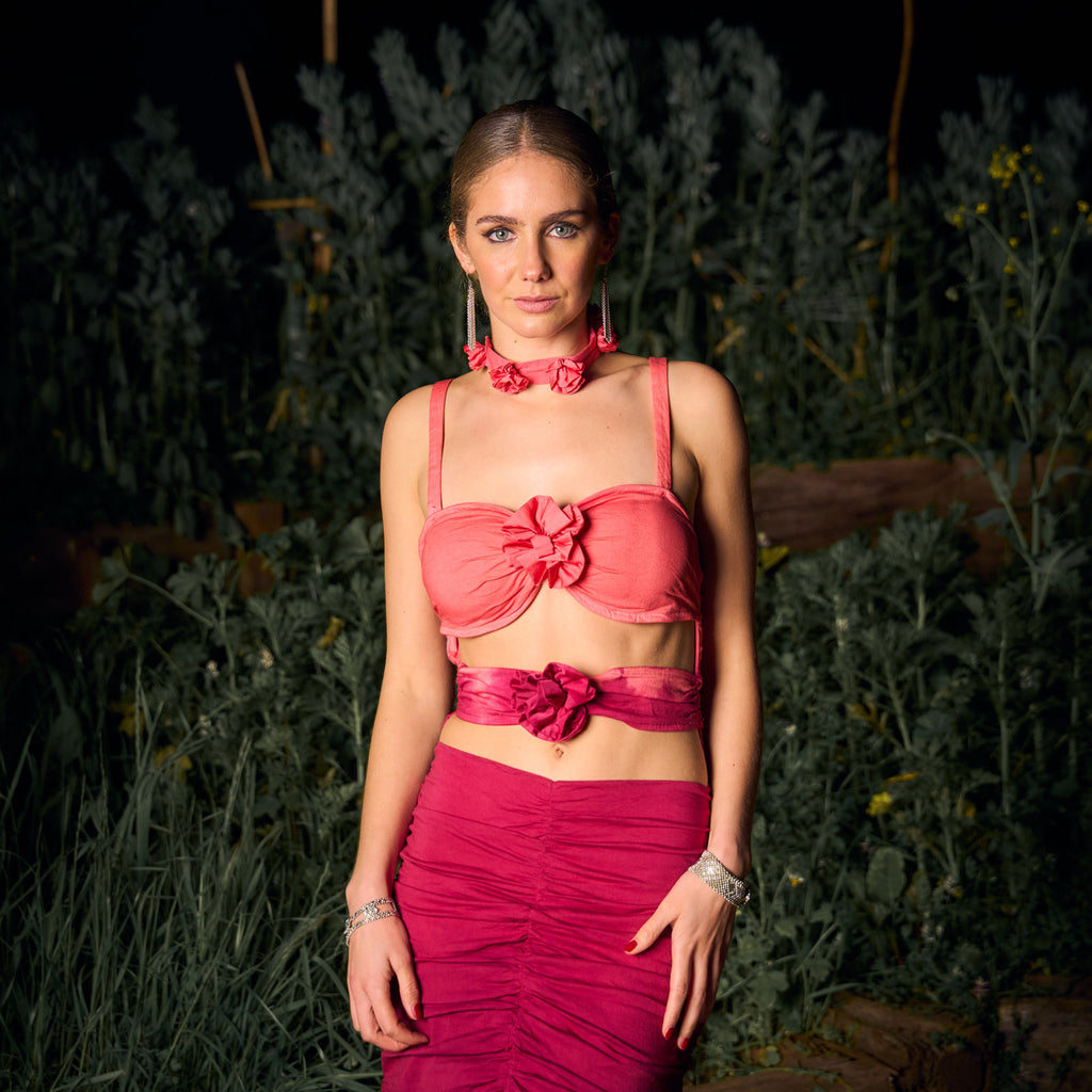 VESTIDO MAXI SELENA RED GRAPE