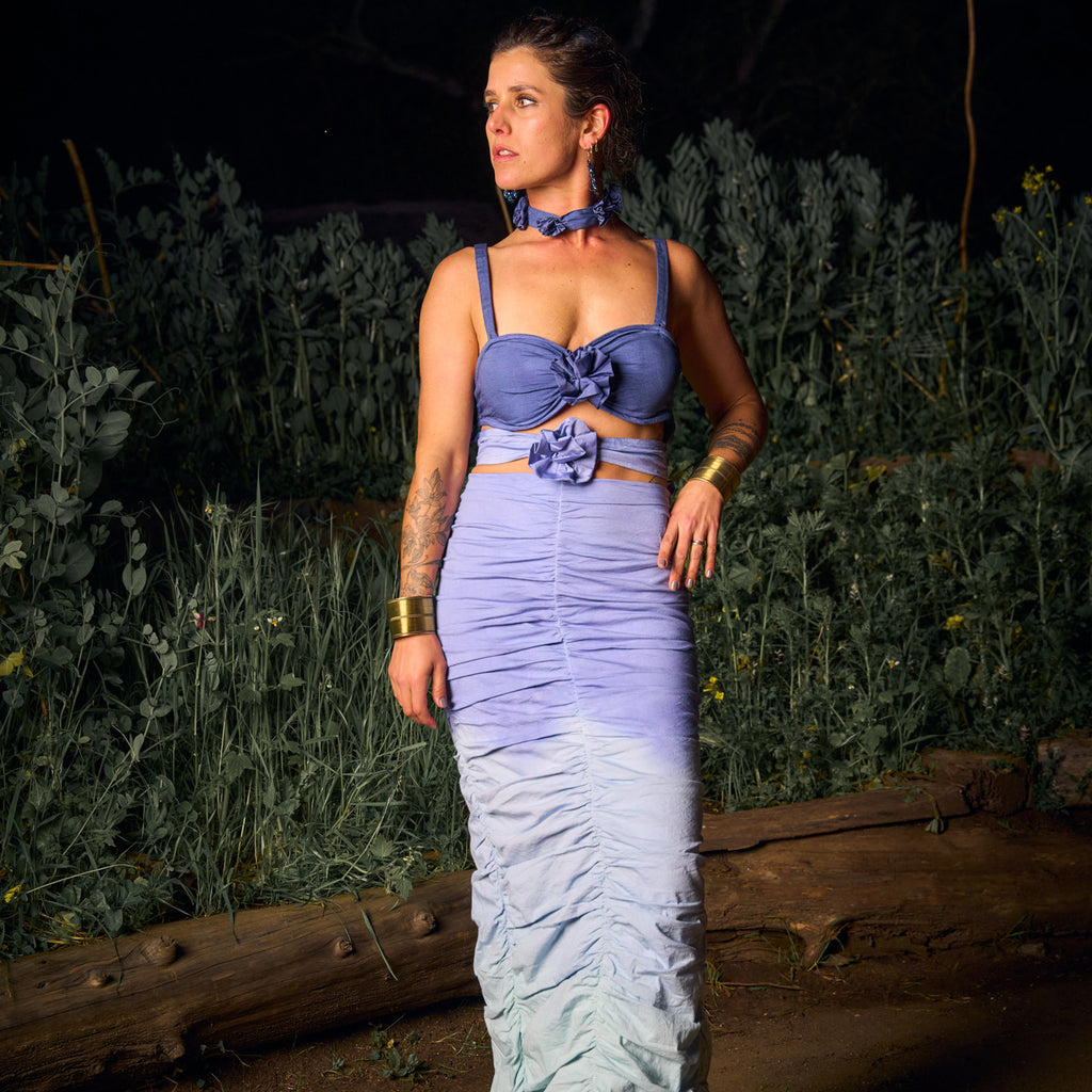 VESTIDO MAXI SELENA BLUE
