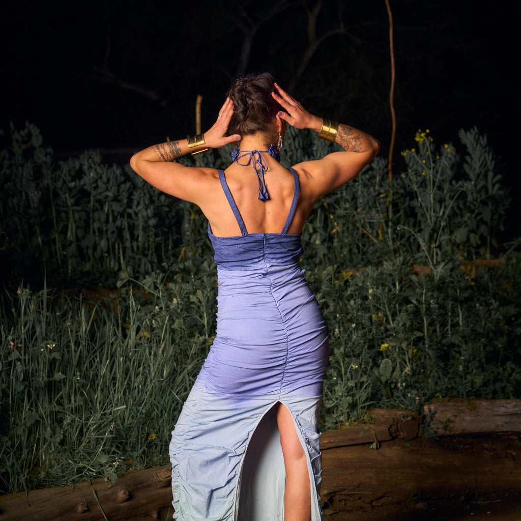 VESTIDO MAXI SELENA BLUE