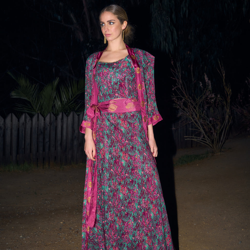 KIMONO JAMIE PRINTED MAGENTA