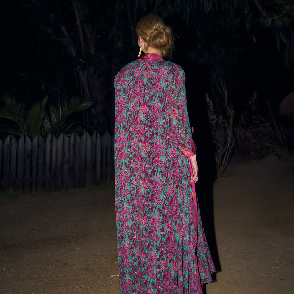 KIMONO JAMIE PRINTED MAGENTA
