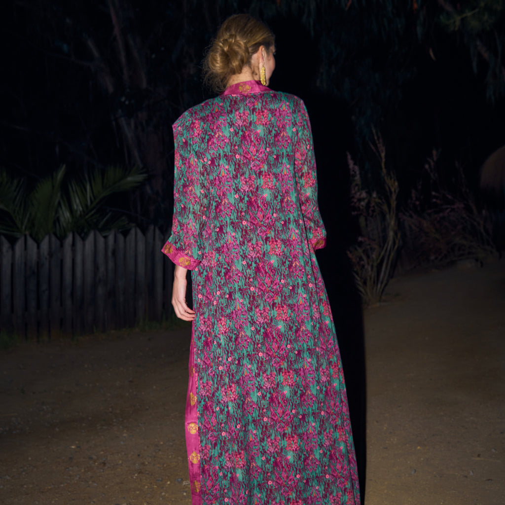 KIMONO JAMIE PRINTED MAGENTA