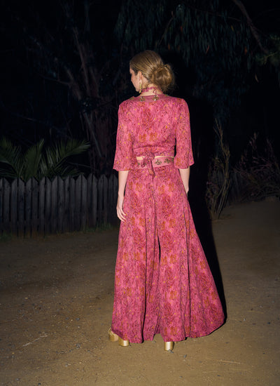 PANTALON MEADOW PRINTED FUCHSIA SUNSET