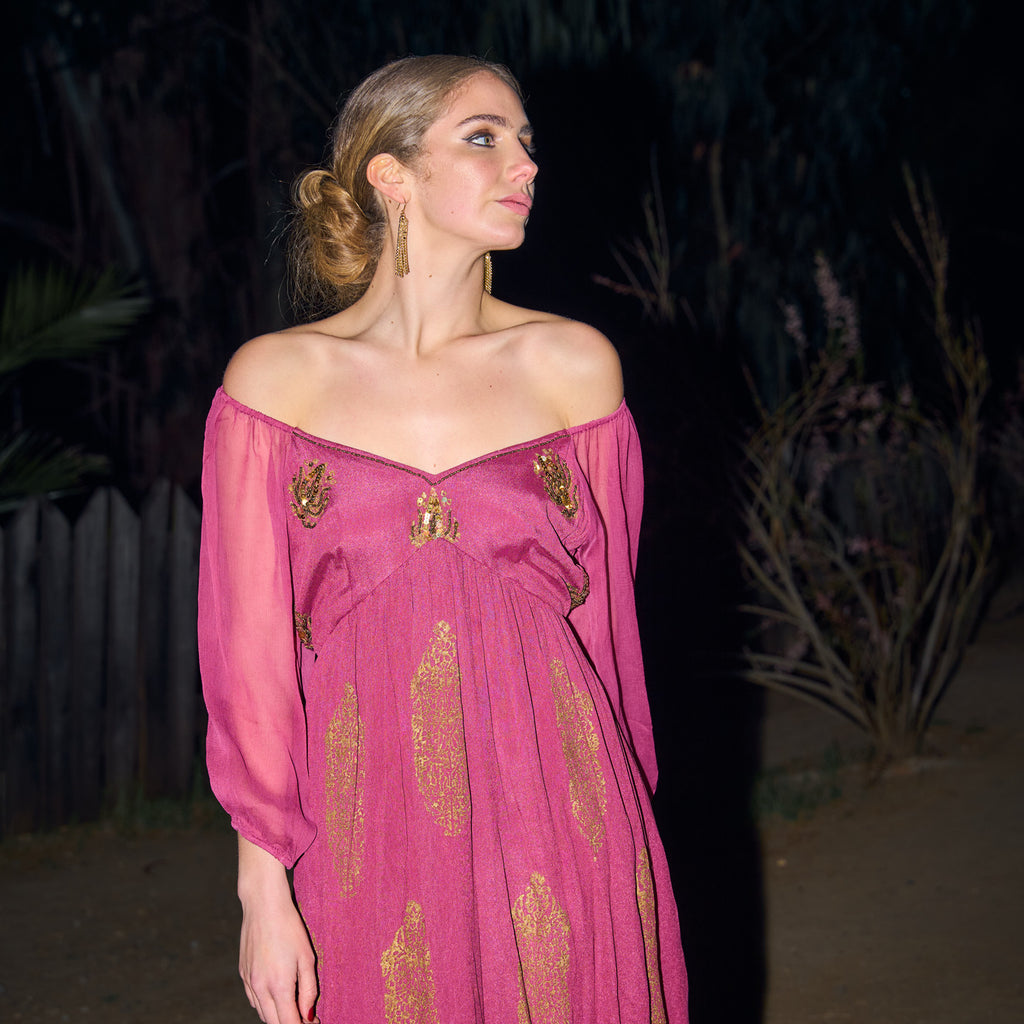 VESTIDO MINI RYLEE GRAPE JUICE