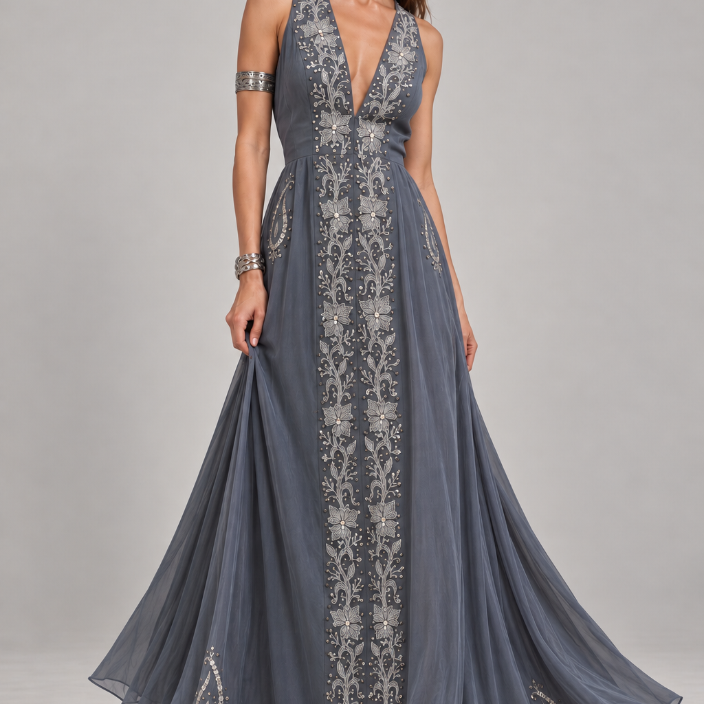 VESTIDO MAXI SKY OCEAN