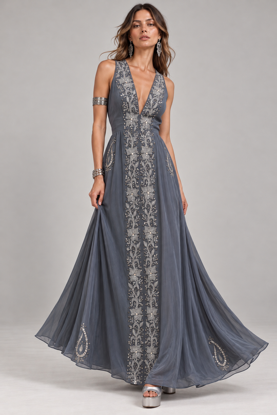 VESTIDO MAXI SKY OCEAN
