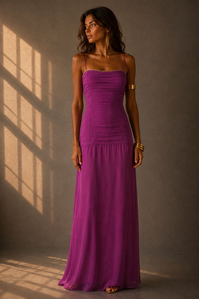 VESTIDO MAXI GARDEN CHERRY