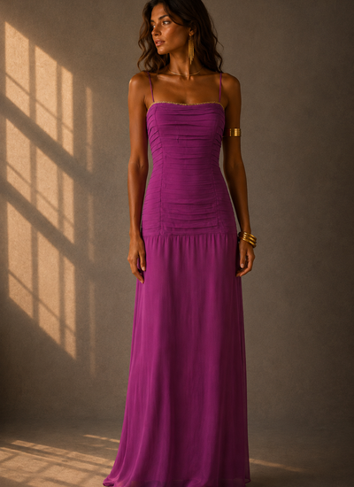 VESTIDO MAXI GARDEN CHERRY