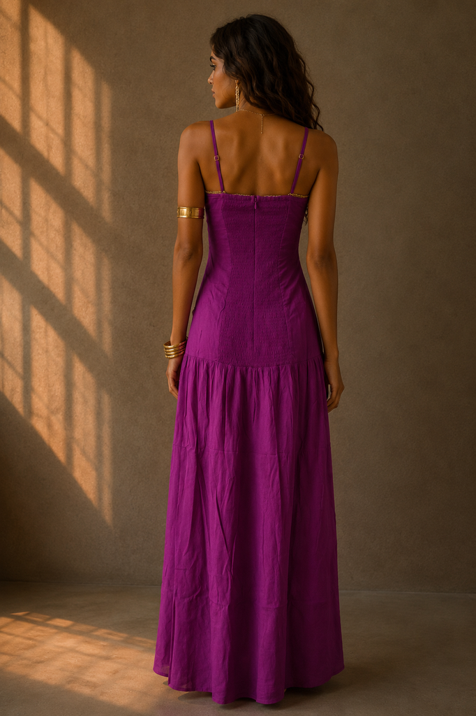 VESTIDO MAXI GARDEN CHERRY