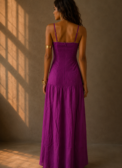 VESTIDO MAXI GARDEN CHERRY