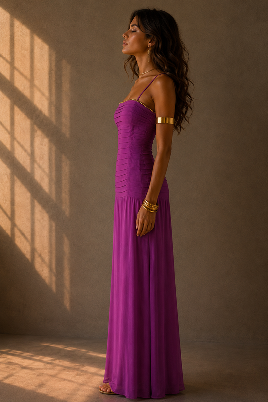VESTIDO MAXI GARDEN CHERRY