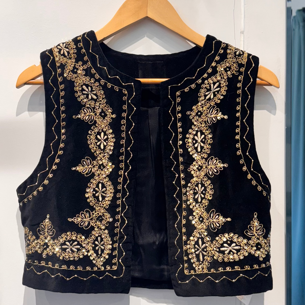 CHAQUETA VEST NATURE BLACK