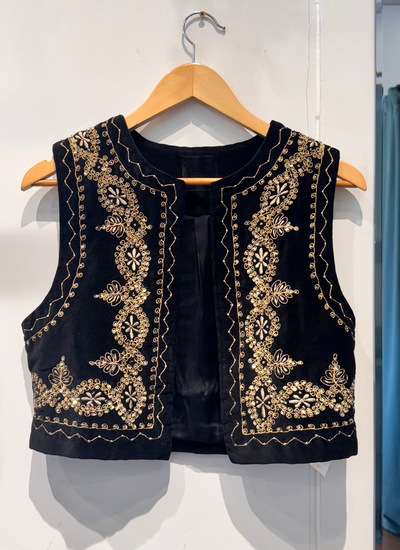 CHAQUETA VEST NATURE BLACK