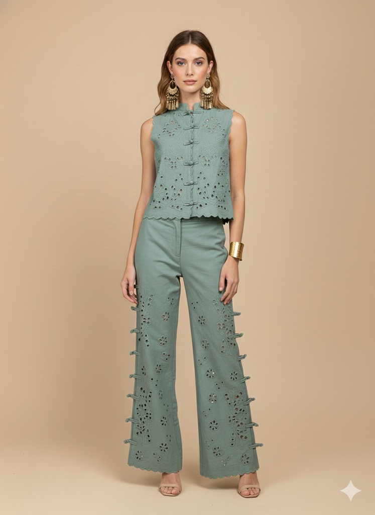 PANTALON VALA ANTIQUE GREEN