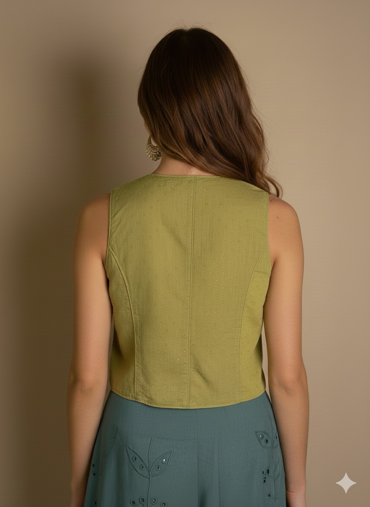 BLUSA MARA OLIVE GREEN
