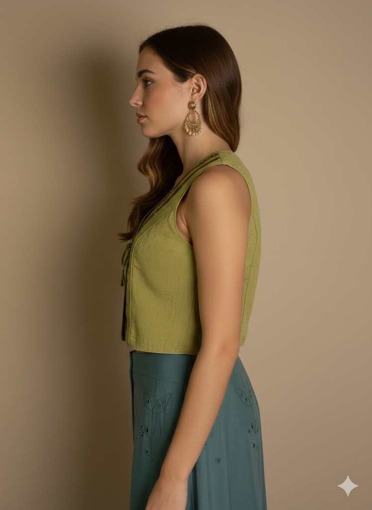 BLUSA MARA OLIVE GREEN