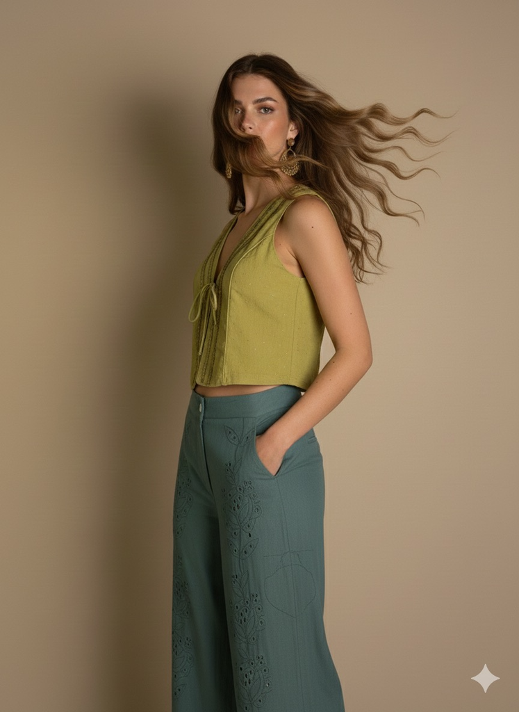 BLUSA MARA OLIVE GREEN