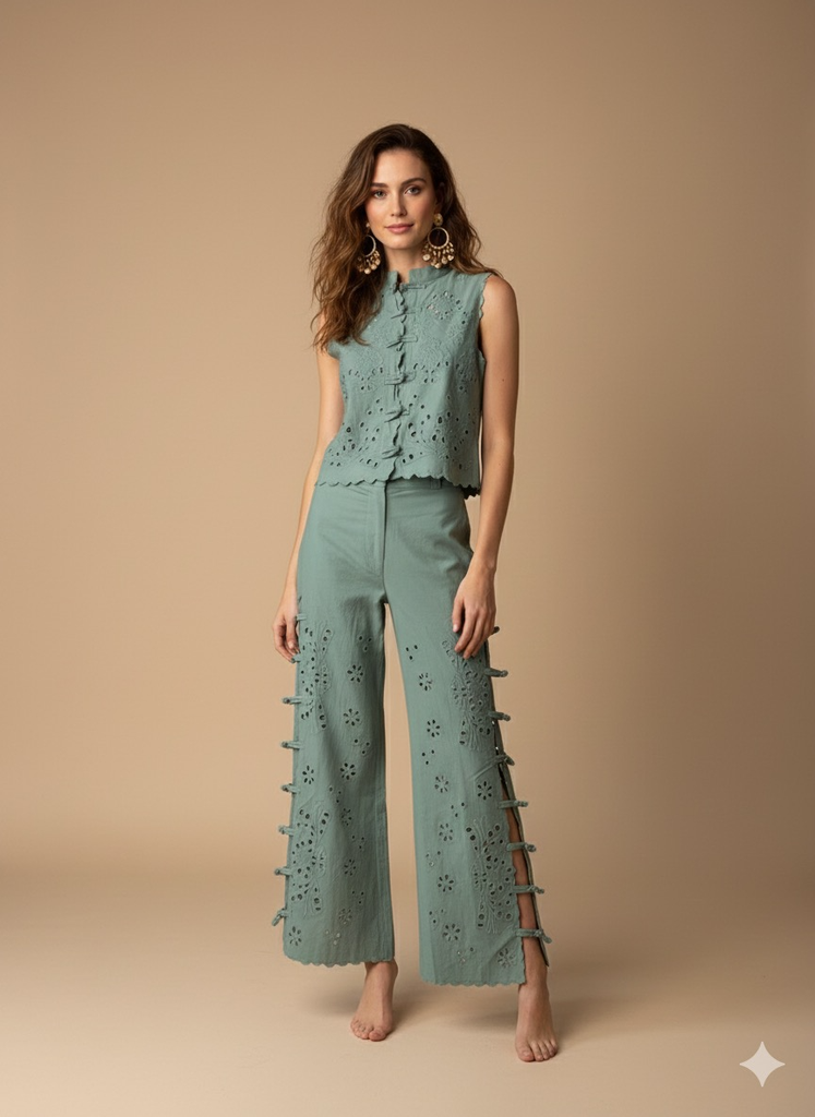 PANTALON VALA ANTIQUE GREEN