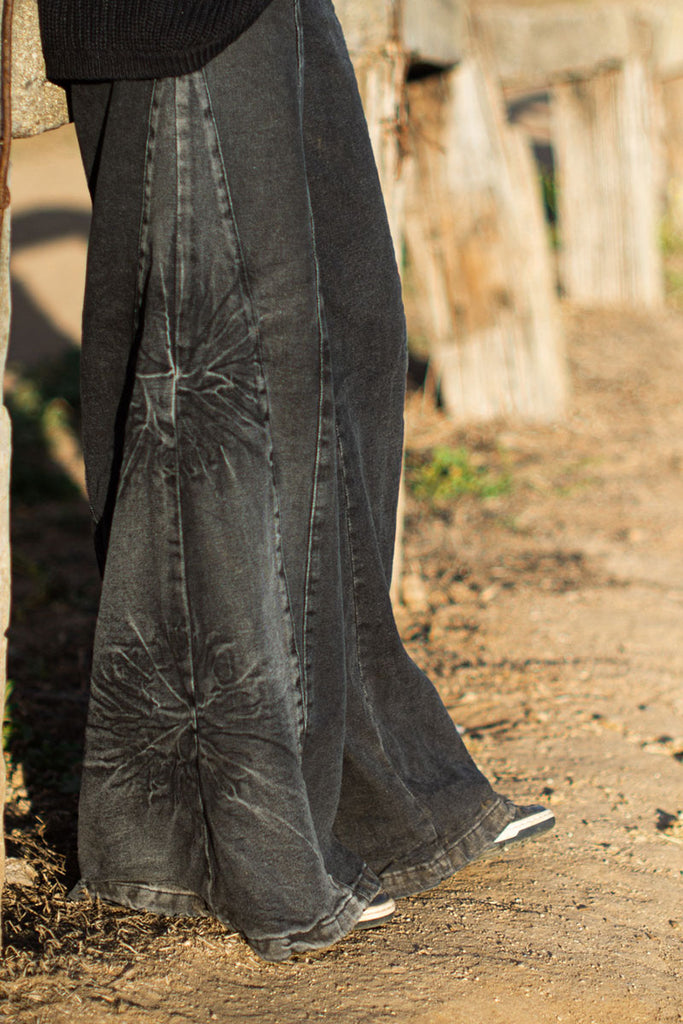 PANTALON MIXDED DENIM BLACK