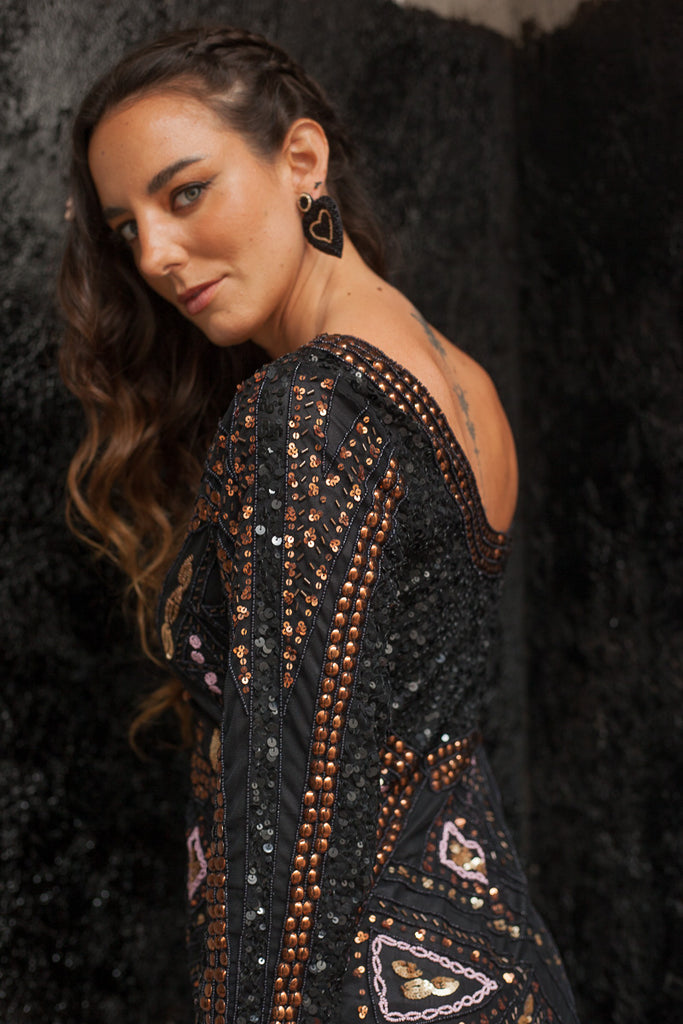 VESTIDO SPARK MINI NEGRO