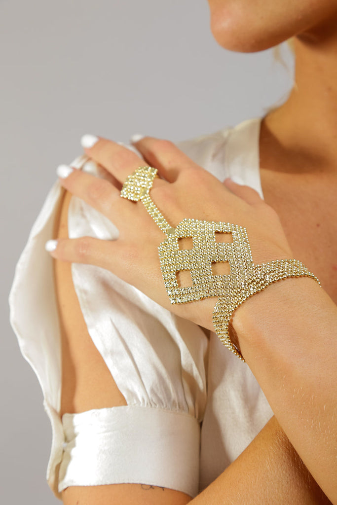 PULSERA ANILLO CYCLE GOLD