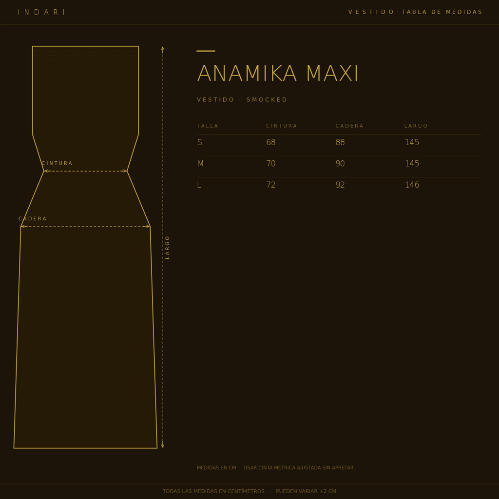 VESTIDO MAXI ANAMIKA OLIVE GOLD