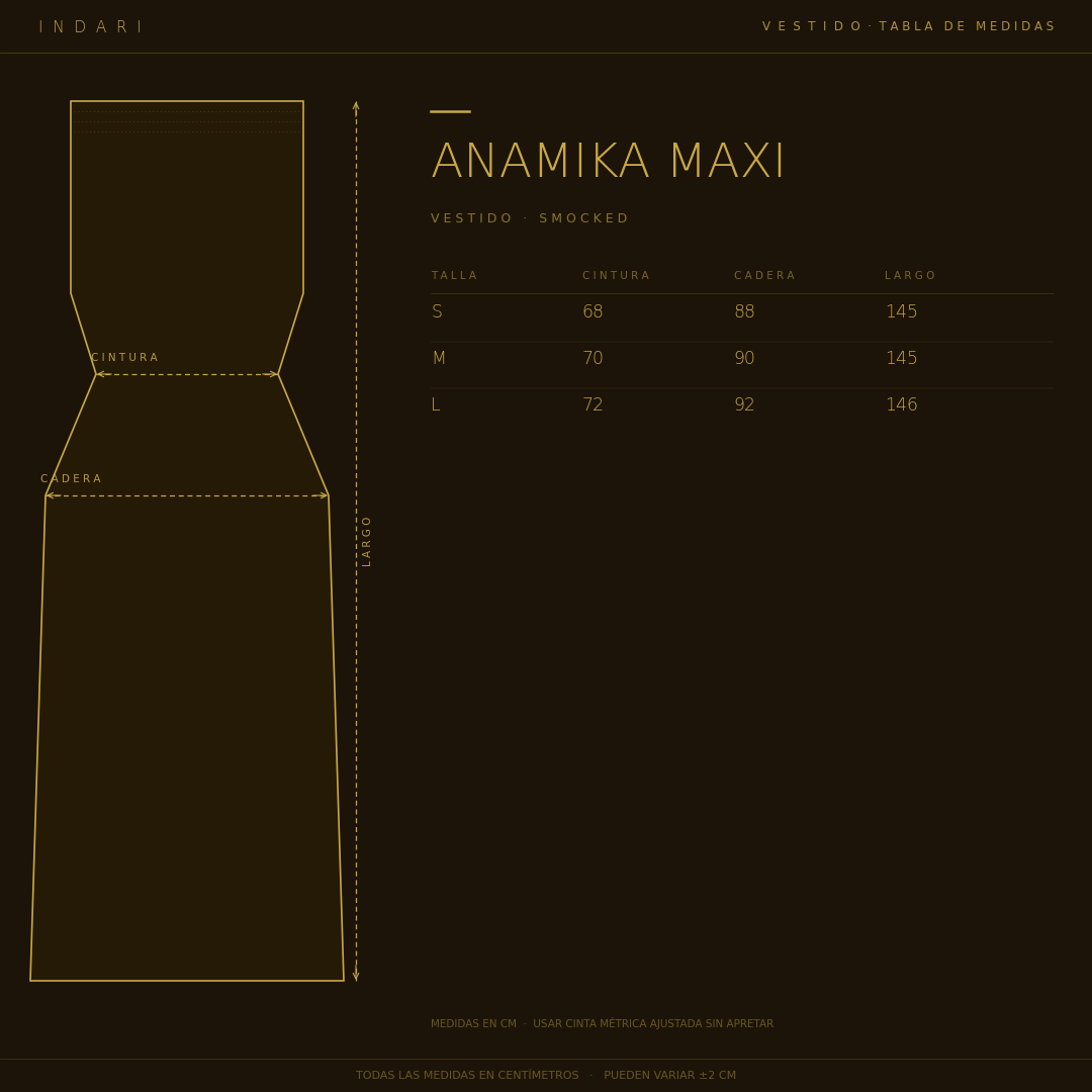 VESTIDO MAXI ANAMIKA OLIVE GOLD