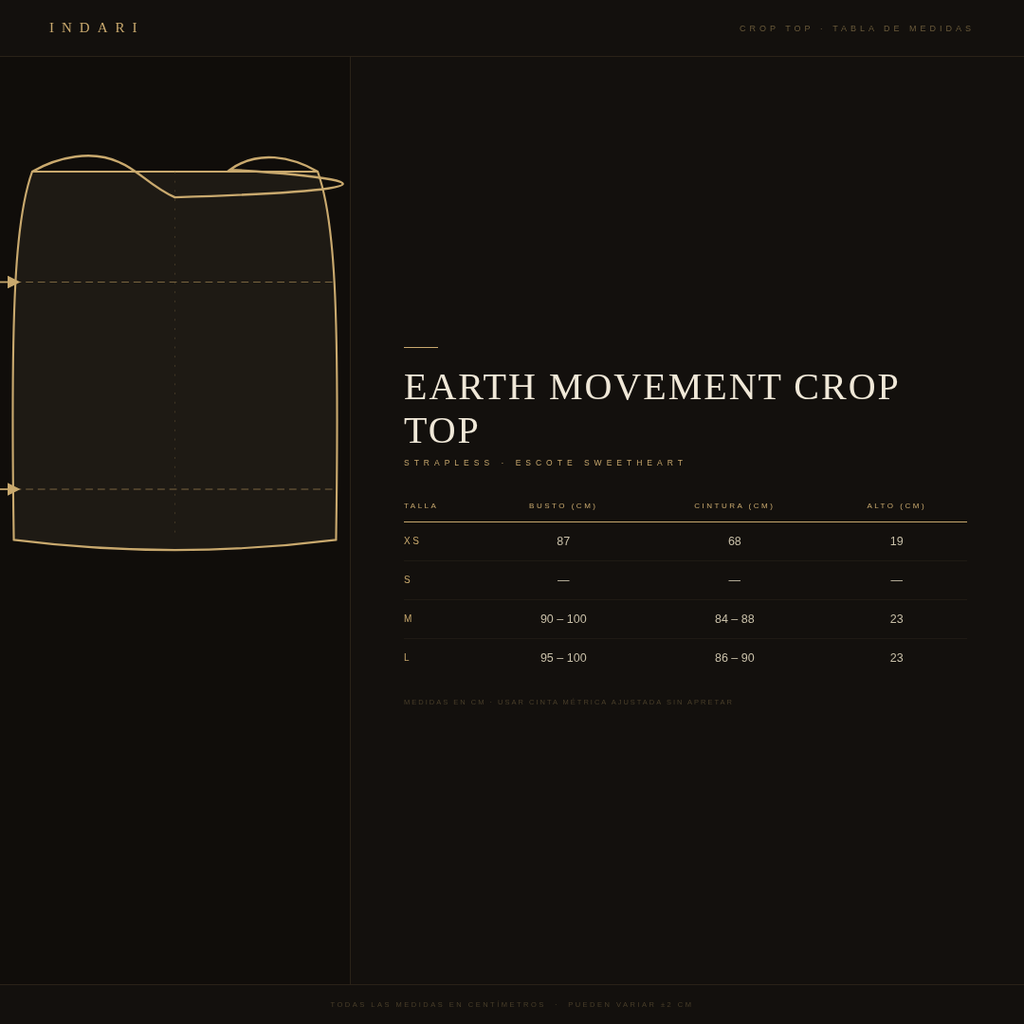 TOP EARTH MOVEMENT GOLDEN BEIGE