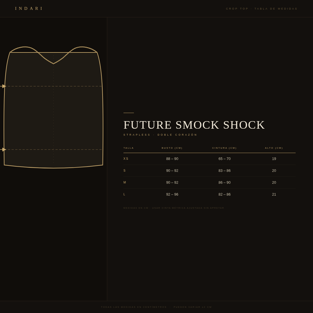 TOP FUTURE SMOCK SHOCK NEGRO