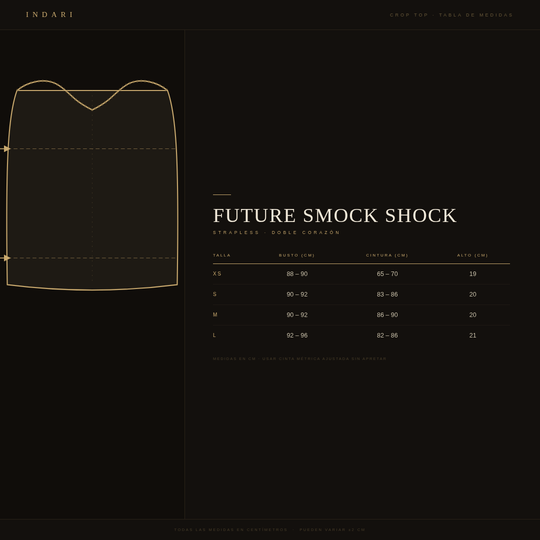 TOP FUTURE SMOCK SHOCK NEGRO