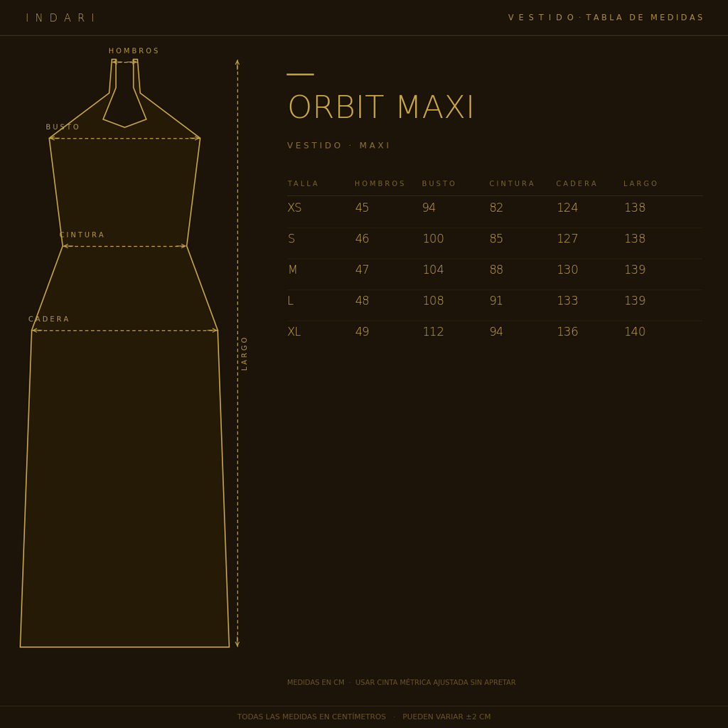 VESTIDO MAXI VALENTINA ORBIT ECLIPSE