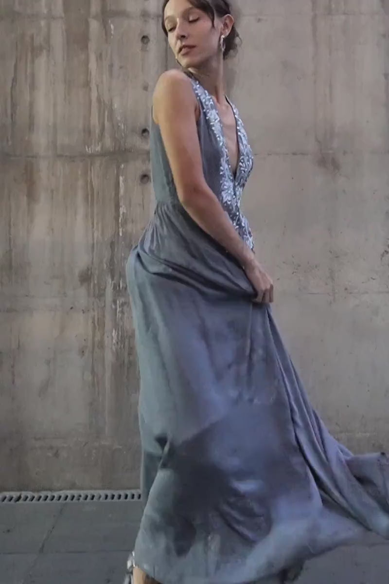 VESTIDO MAXI SKY OCEAN