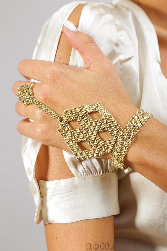 PULSERA ANILLO CYCLE GOLD