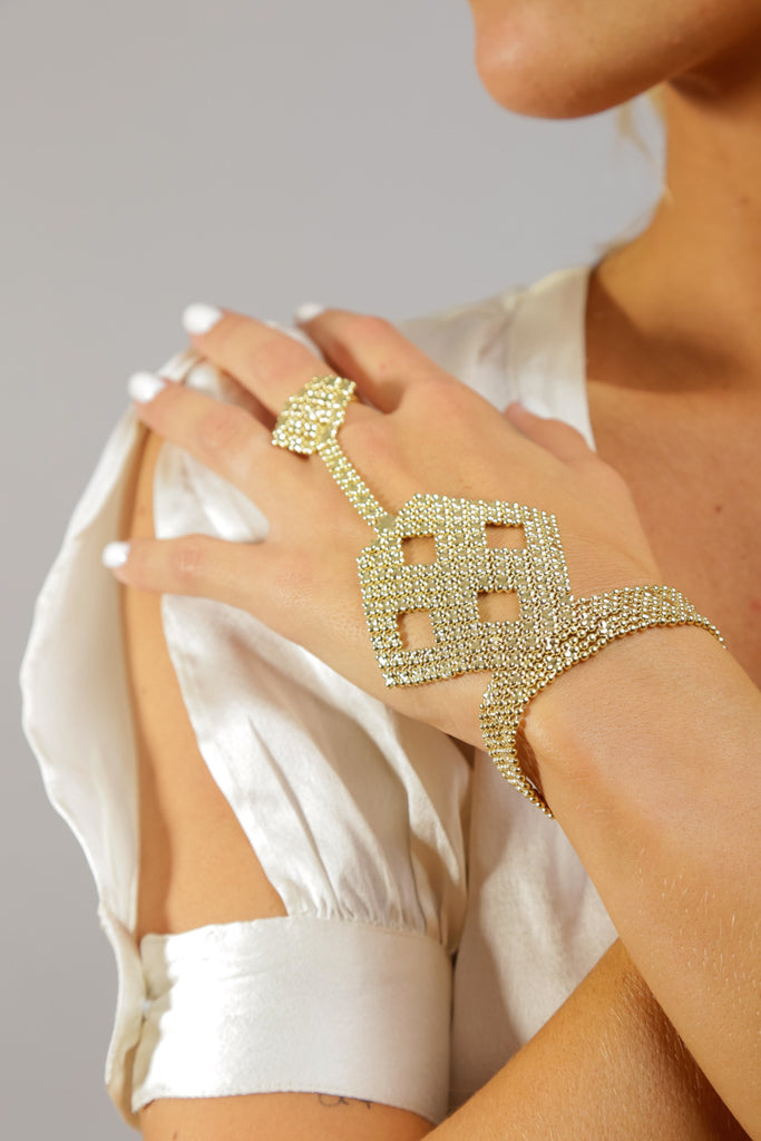 PULSERA ANILLO CYCLE GOLD